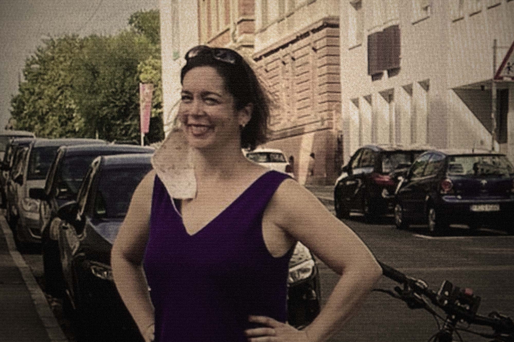 Pilar Murube – Rashomon Pilar Murube während der Tanzinstallation „Rashomon Stuttgart“ im öffentlichen Raum.